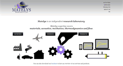 Desktop Screenshot of matelys.com